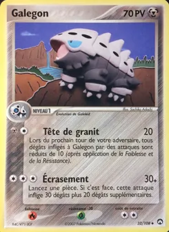 Carte Pokémon Galegon 32 — EX Gardiens du Pouvoir