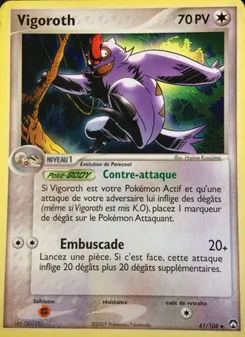 Carte Pokémon Vigoroth 41