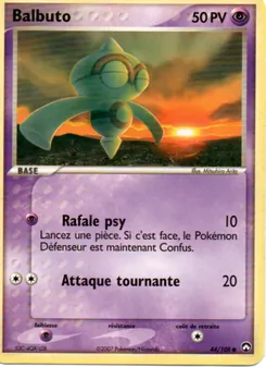 Carte Pokémon Balbuto 44