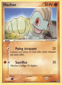 Carte Pokémon Machoc 53 — EX Gardiens du Pouvoir