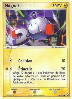 Carte Pokémon Magneti 54 — EX Gardiens du Pouvoir