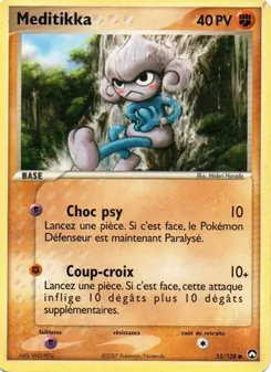 Carte Pokémon Meditikka 55 — EX Gardiens du Pouvoir
