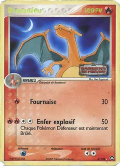 Carte Pokémon Dracaufeu 6 — EX Gardiens du Pouvoir