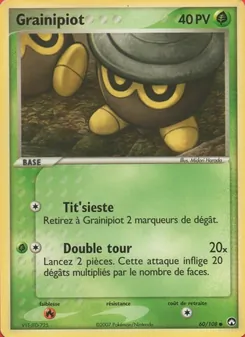 Carte Pokémon Grainipiot 60