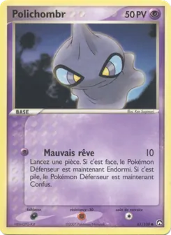 Carte Pokémon Polichombr 61