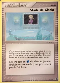 Carte Pokémon Stade de Glacia 76 — EX Gardiens du Pouvoir