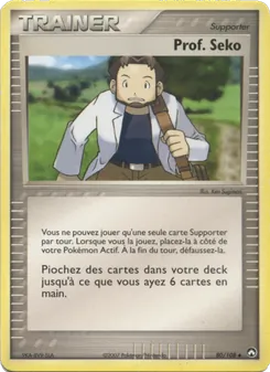 Carte Pokémon Prof. Seko 80 — EX Gardiens du Pouvoir