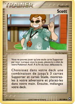 Carte Pokémon Scott 81 — EX Gardiens du Pouvoir