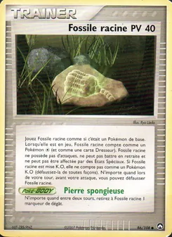 Carte Pokémon Fossile racine 86 — EX Gardiens du Pouvoir