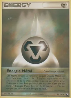 Carte Pokémon Énergie Métal 88 — EX Gardiens du Pouvoir