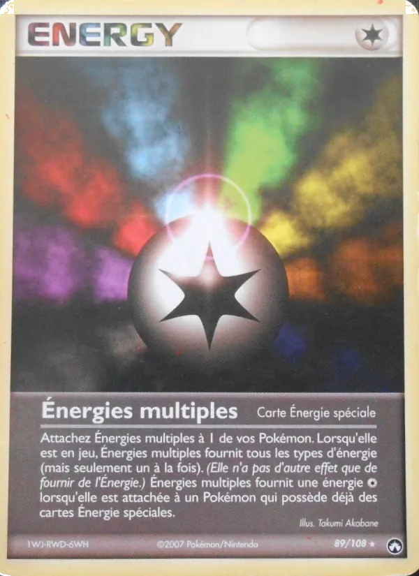 Carte Pokémon Énergies multiples 89/108 de l'extension EX Gardiens du Pouvoir