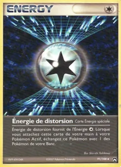 Carte Pokémon Énergie de distorsion 91 — EX Gardiens du Pouvoir