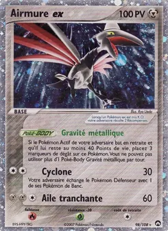 Carte Pokémon Airmure ex 98