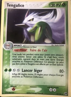 Carte Pokémon Tengalice 12 — EX Tempête de sable