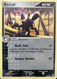 Carte Pokémon Noctali 24 — EX Tempête de sable