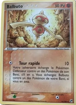 Carte Pokémon Balbuto 32 — EX Tempête de sable
