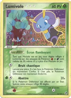 Carte Pokémon Lumivole 38 — EX Tempête de sable