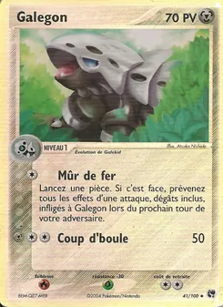 Carte Pokémon Galegon 41 — EX Tempête de sable