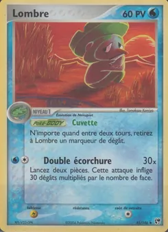 Carte Pokémon Lombre 45 — EX Tempête de sable