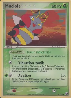 Carte Pokémon Muciole 53 — EX Tempête de sable