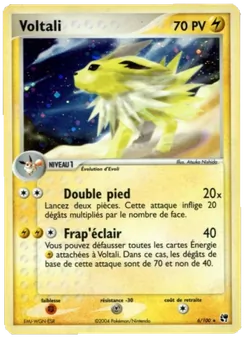 Carte Pokémon Voltali 6 — EX Tempête de sable