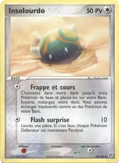Carte Pokémon Insolourdo 60 — EX Tempête de sable