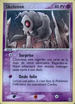 Carte Pokémon Skelénox 61 — EX Tempête de sable