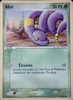 Carte Pokémon Abo 64 — EX Tempête de sable