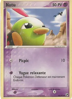 Carte Pokémon Natu 69 — EX Tempête de sable