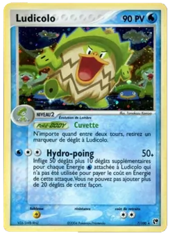 Carte Pokémon Ludicolo 7 — EX Tempête de sable