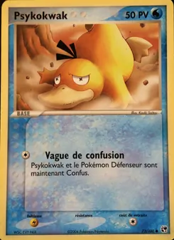 Carte Pokémon Psykokwak 73 — EX Tempête de sable
