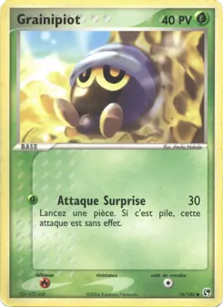 Carte Pokémon Grainipiot 76 — EX Tempête de sable