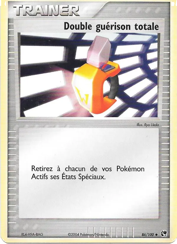 Carte Pokémon Double guérison totale 86/100 de l'extension EX Tempête de sable