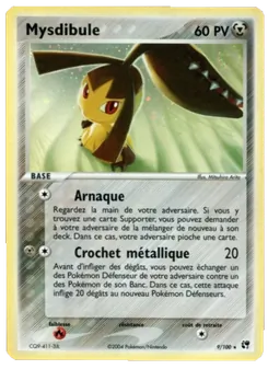 Carte Pokémon Mysdibule 9 — EX Tempête de sable