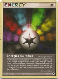 Carte Pokémon Énergies multiples 93 — EX Tempête de sable