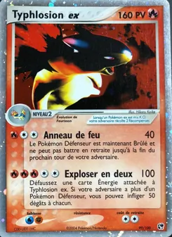 Carte Pokémon Typhlosion ex 99 — EX Tempête de sable