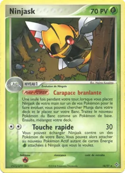 Carte Pokémon Ninjask 18 — EX Dragon
