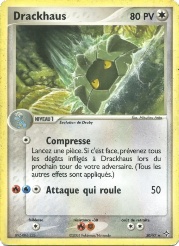 Carte Pokémon Drackhaus 20/97 de l'extension EX Dragon