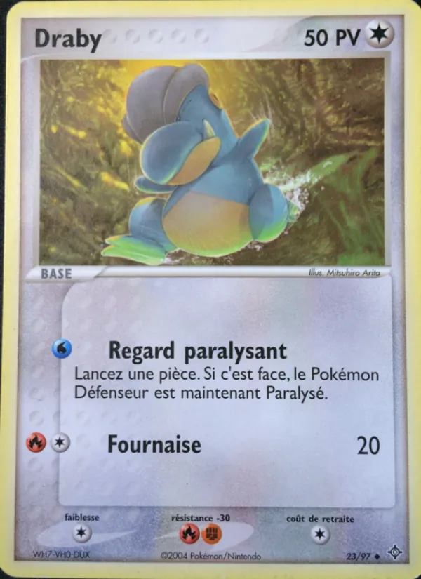Carte Pokémon Draby 23/97 de l'extension EX Dragon
