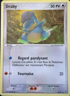 Carte Pokémon Draby 23 — EX Dragon