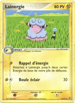 Carte Pokémon Lainergie 27 — EX Dragon