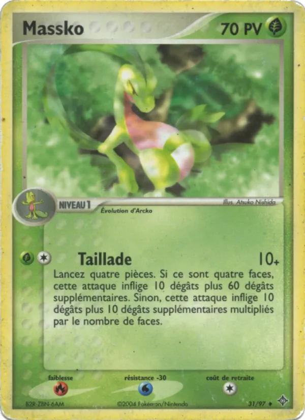 Carte Pokémon Massko 31/97 de l'extension EX Dragon