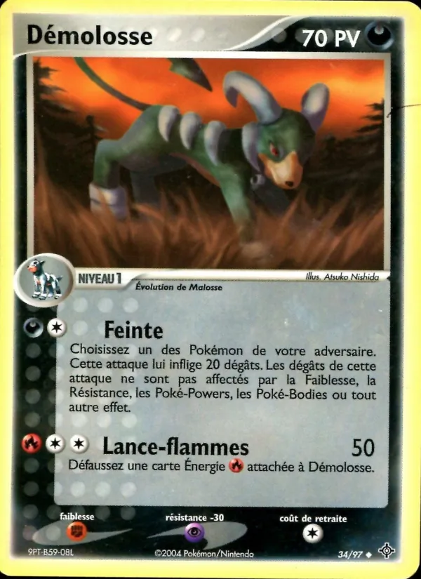 Carte Pokémon Démolosse 34/97 de l'extension EX Dragon