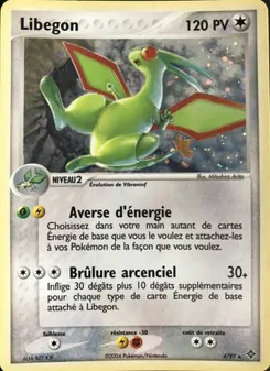 Carte Pokémon Libegon 4 — EX Dragon