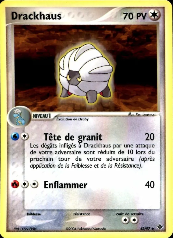 Carte Pokémon Drackhaus 42/97 de l'extension EX Dragon