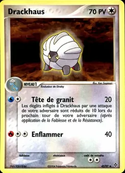 Carte Pokémon Drackhaus 42 — EX Dragon