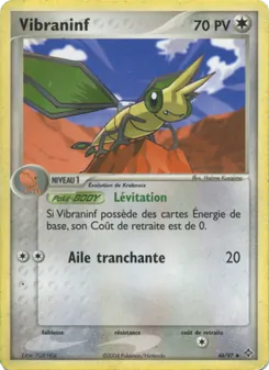 Carte Pokémon Vibraninf 46 — EX Dragon