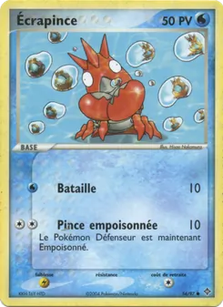 Carte Pokémon Écrapince 54 — EX Dragon