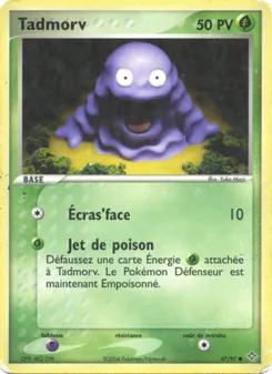 Carte Pokémon Tadmorv 57 — EX Dragon