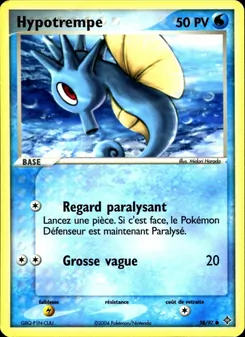 Carte Pokémon Hypotrempe 58 — EX Dragon